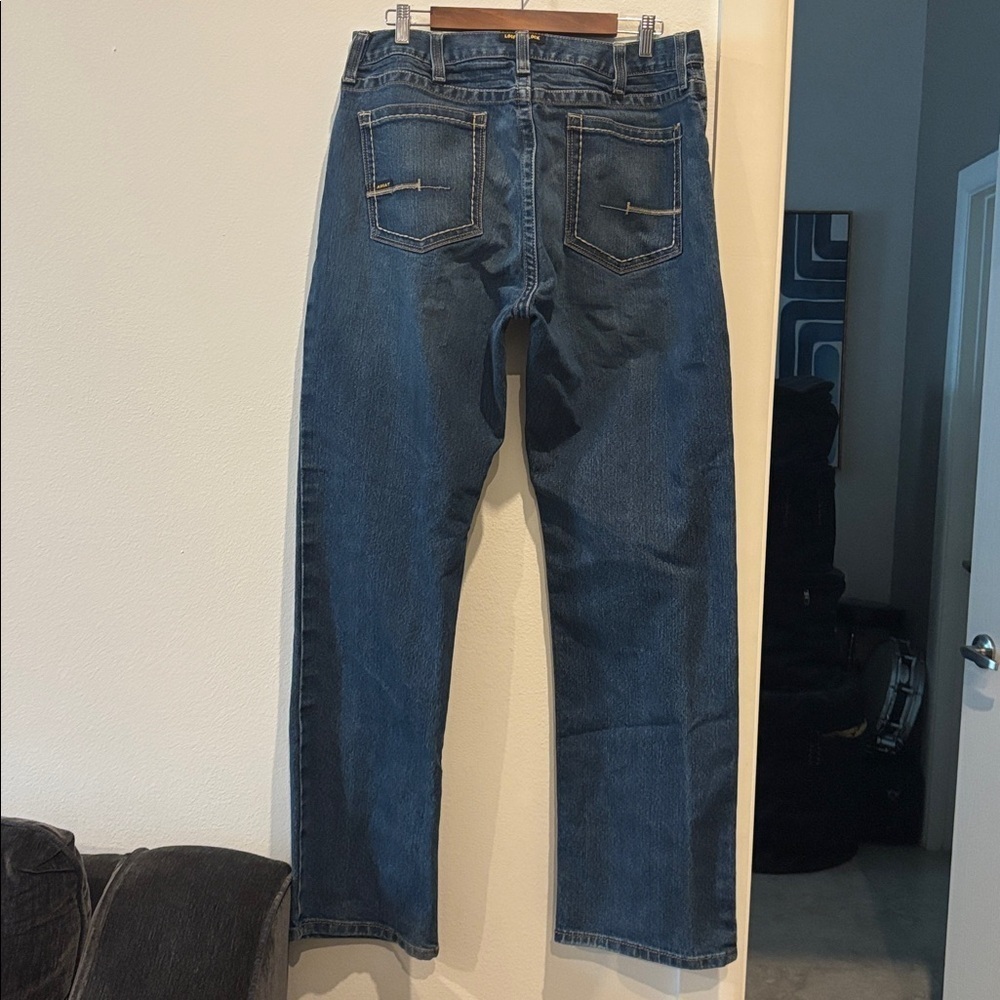 ARIAT REBAR M5 DURASTRETCH EDGE MEDIUM WASH STACKABLE STRAIGHT LEG WORK JEAN - Picture 5 of 16